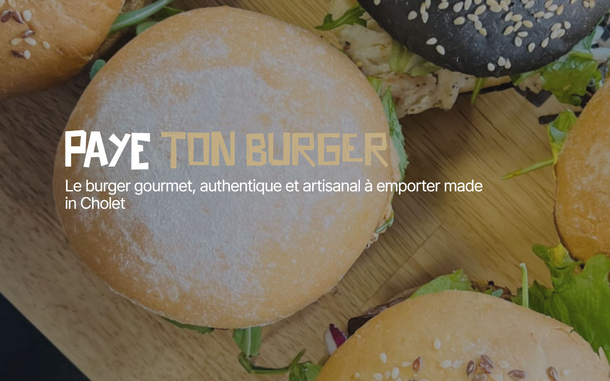 Création de site one-page Paye Ton Burger