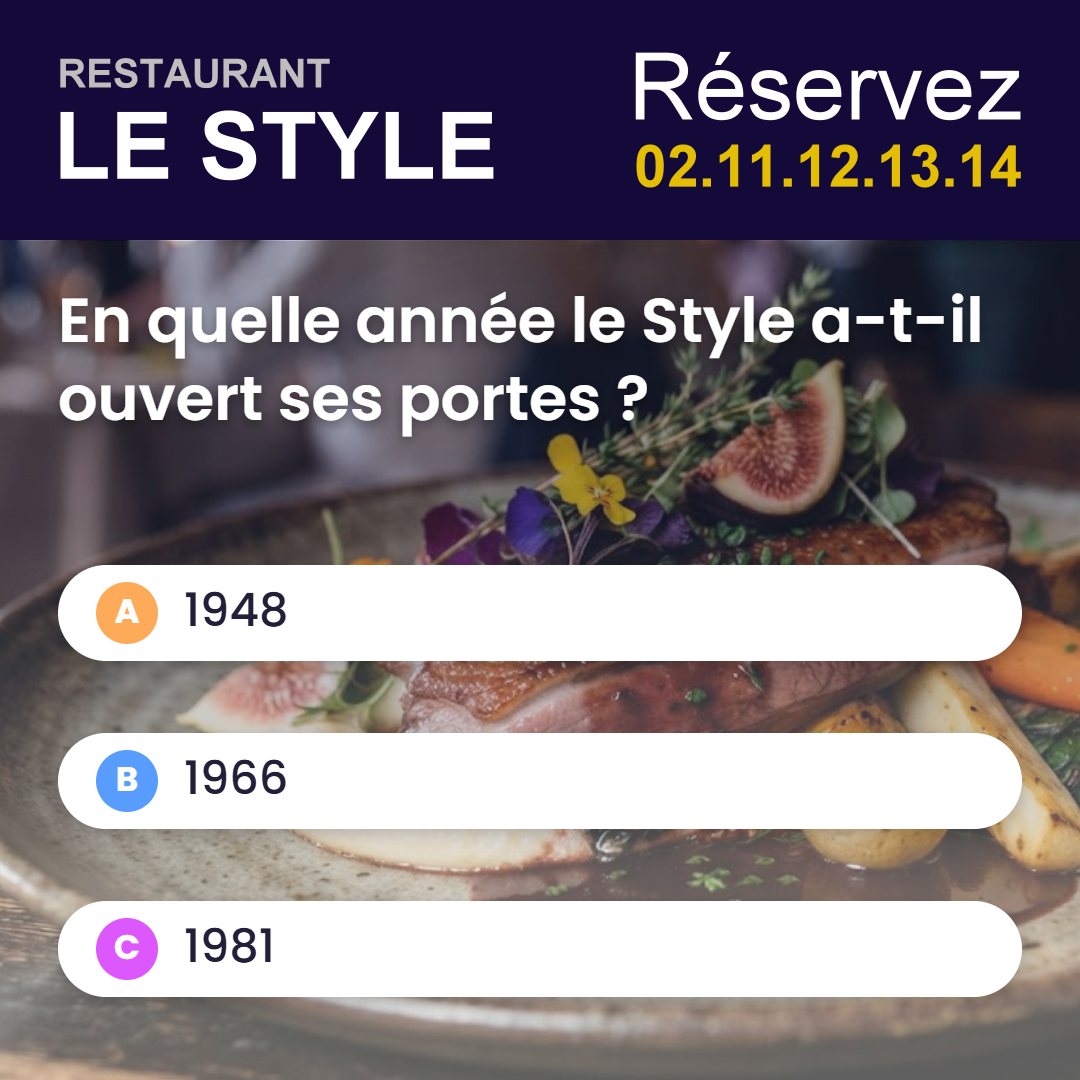 Exemple de quiz sur image